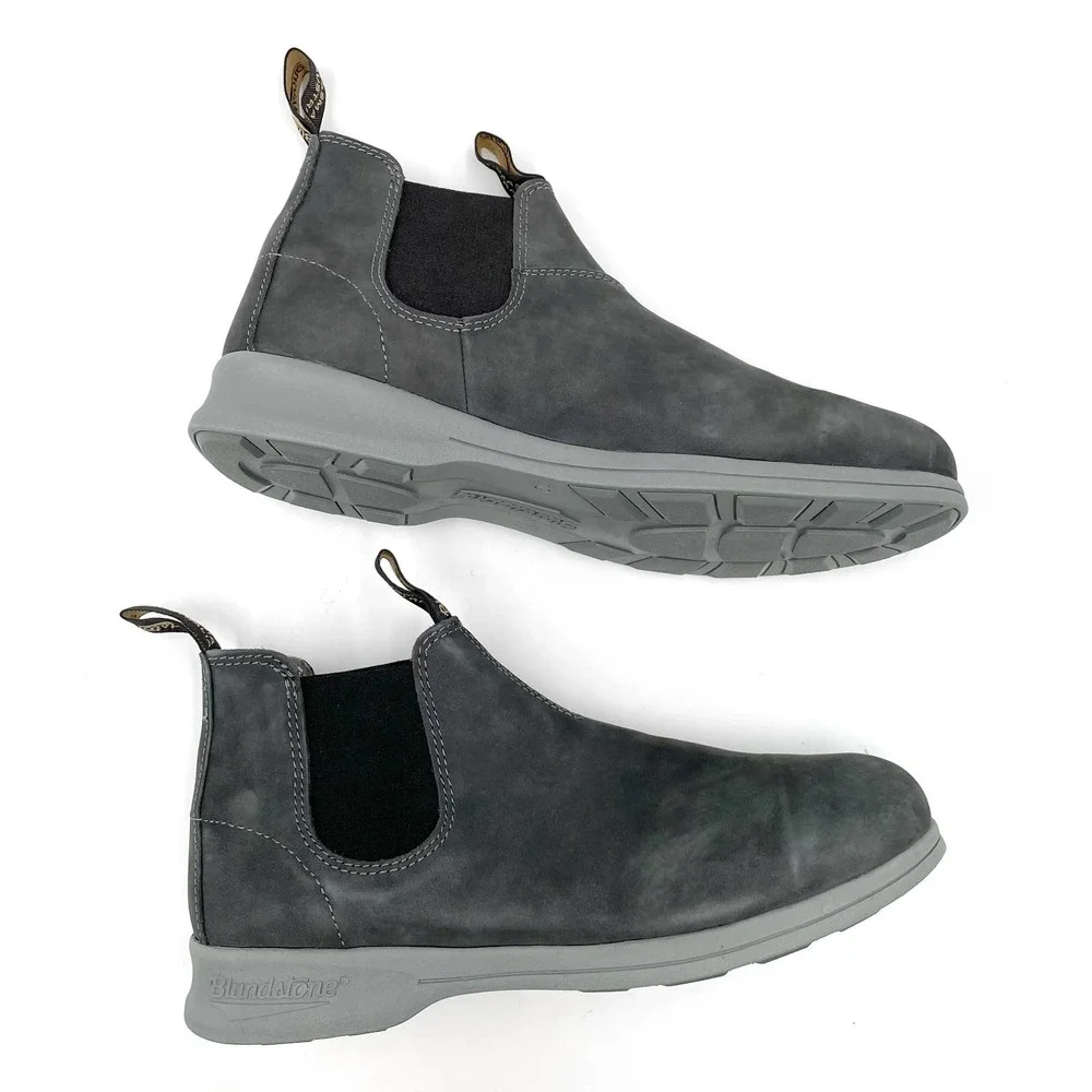 New Blundstone 1398 Gray Suede Leather Chelsea Boots Men's Sz 11 US - Picture 6 of 9